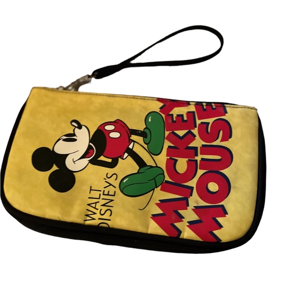 EUC Vintage Mickey Mouse Wristlet - Picture 2 of 4